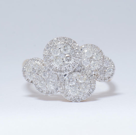 Cloud Diamond Ring