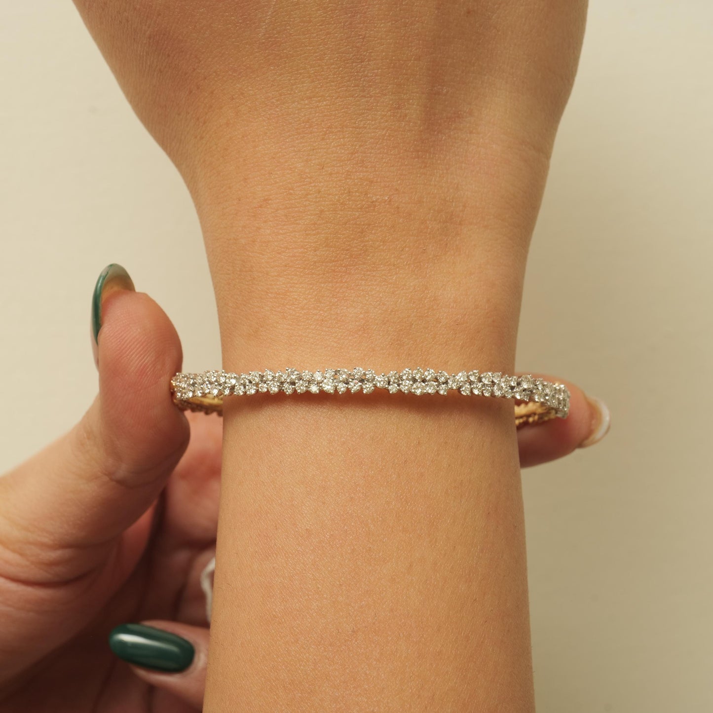 Cluster Diamond Bracelet