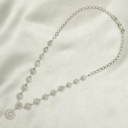 Swirl Diamond Necklace