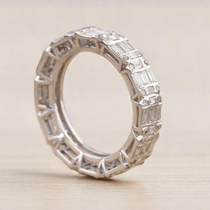 Emerald Illusion Wedding Ring