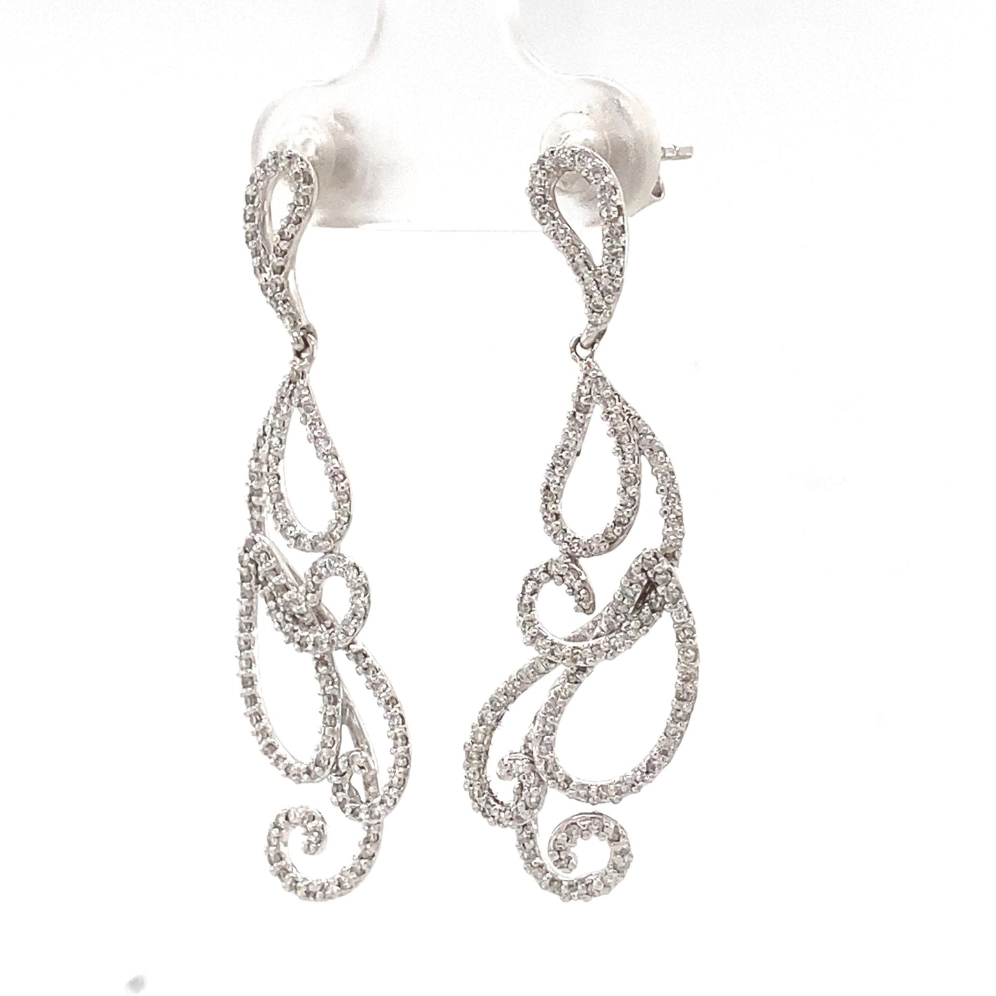 Dangle Diamond Earrings