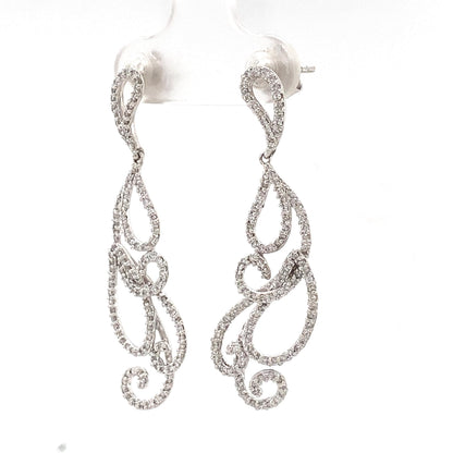 Dangle Diamond Earrings