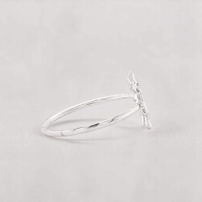 Anchor Wheel Diamond Ring