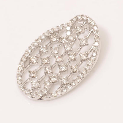 Oval Diamond Pendant