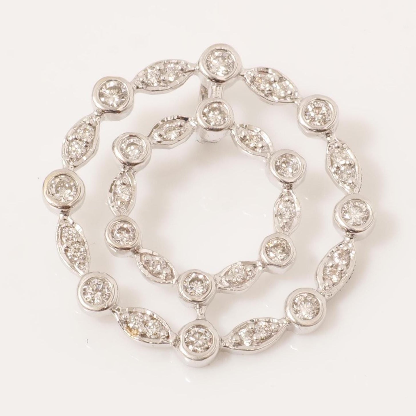 Circle Natural Diamond Pendant