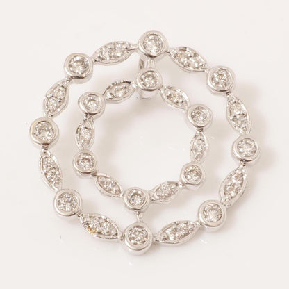 Circle Natural Diamond Pendant