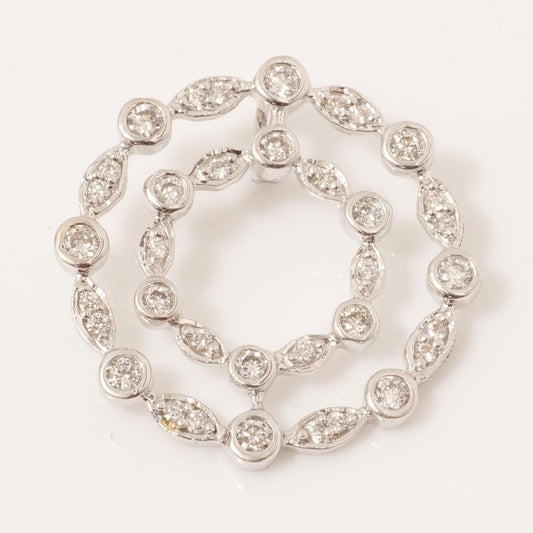 Circle Natural Diamond Pendant