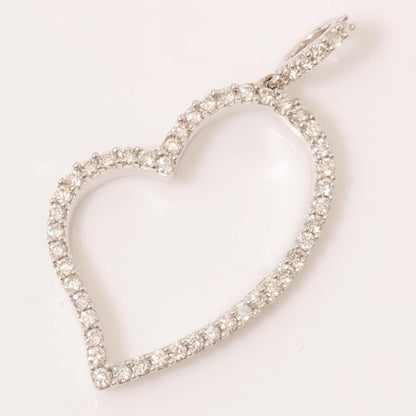 Open Heart Diamond Pendant