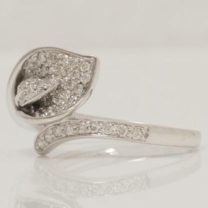 Leaf Natural Diamond Ring