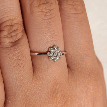 Flower Diamond Ring