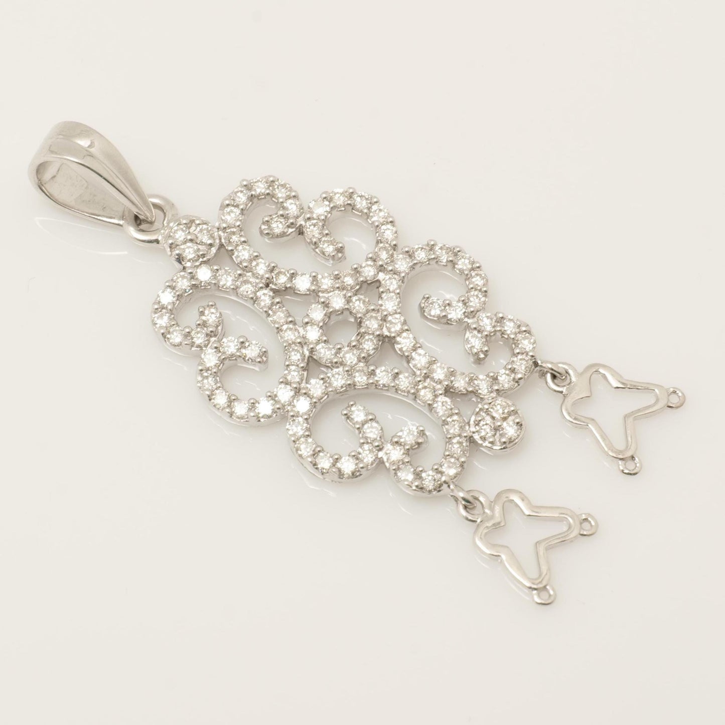 Floral Diamond Pendant