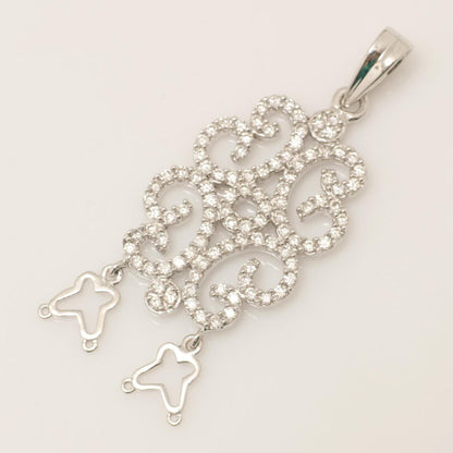 Floral Diamond Pendant