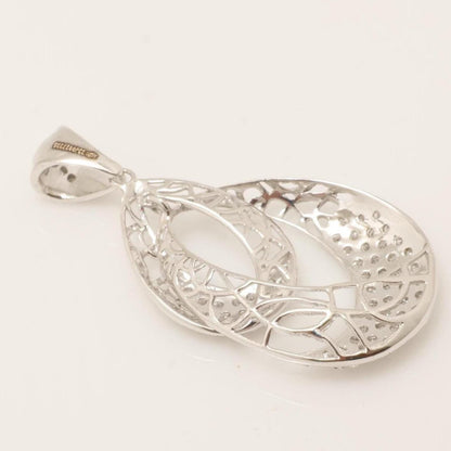 Teardrop Diamond Pendant Necklace