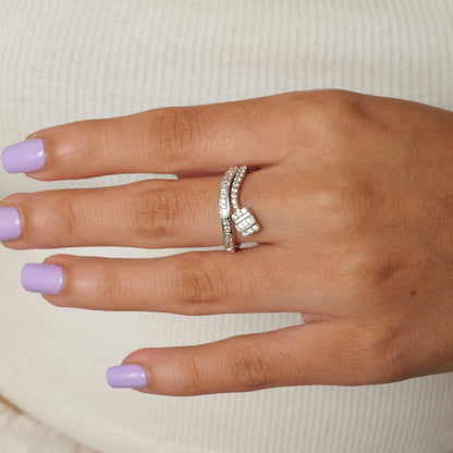 Wrap Diamond Band Ring