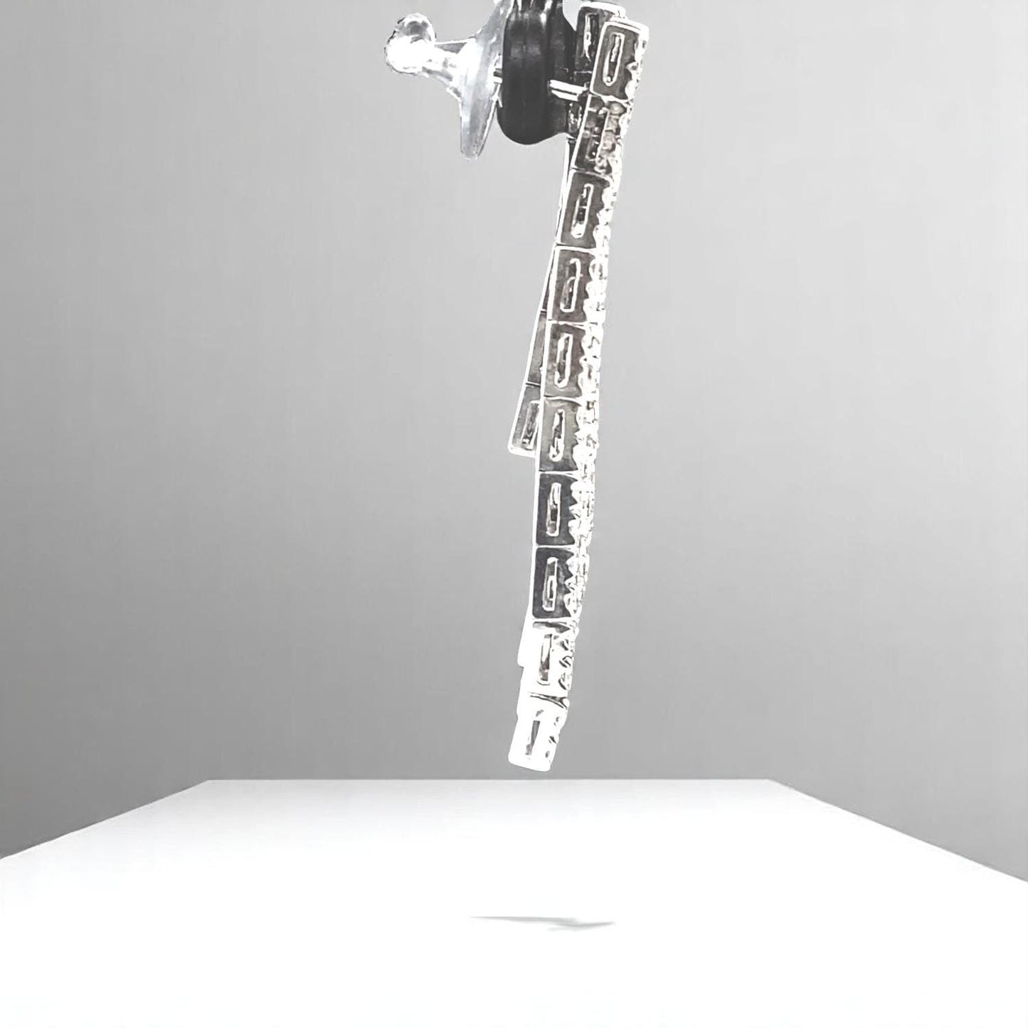 Waterfall Diamond Earrings In 14kt Solid Gold