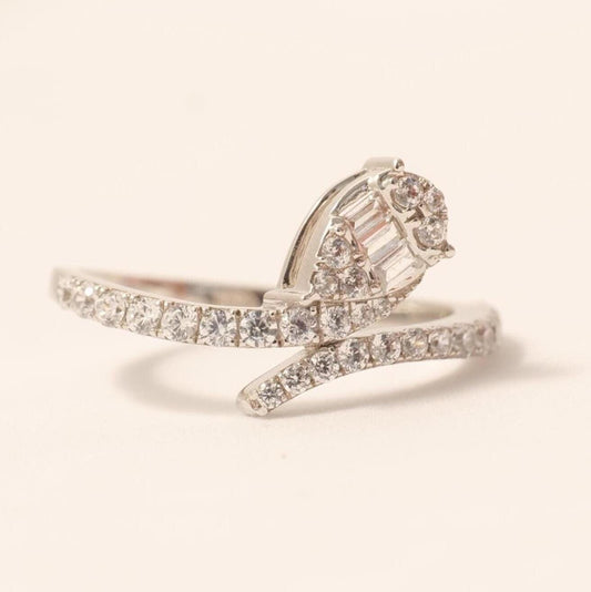 Leaves Natural Diamond Ring