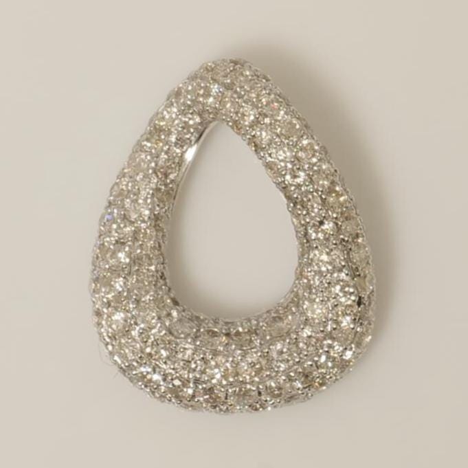 Teardrop Diamond Pendant