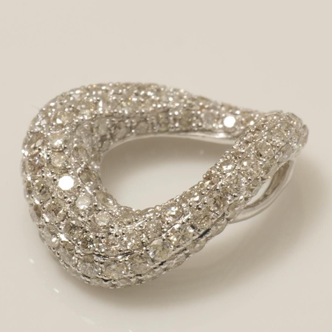 Teardrop Diamond Pendant