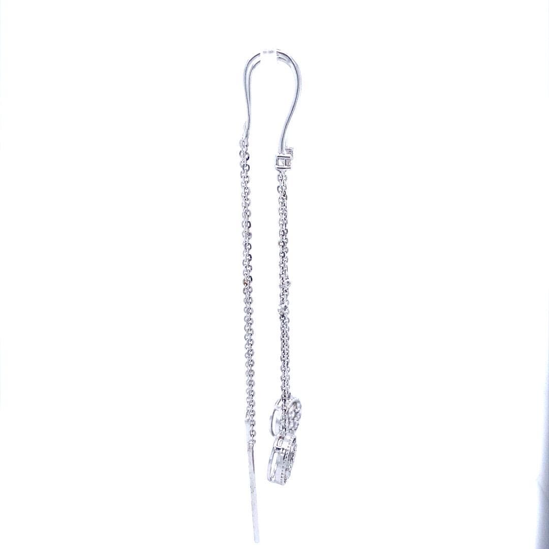 Dangling Thread Natural Diamond Earrings