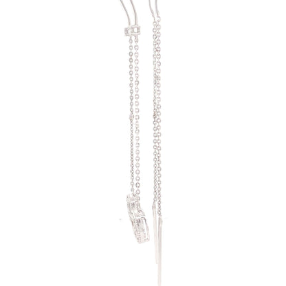 Dangling Thread Natural Diamond Earrings