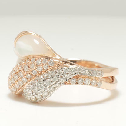Mother of Pearl Diamond Ring
