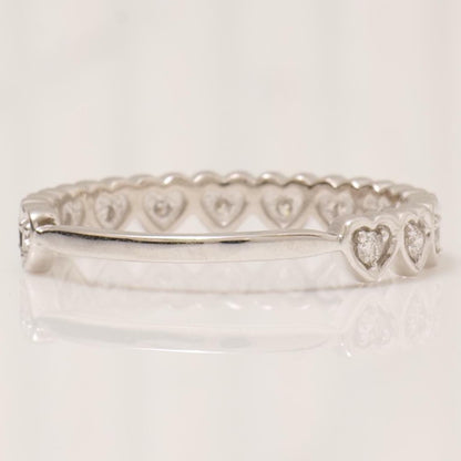 Heart Natural Diamond Eternity Ring