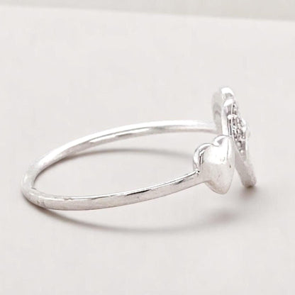 Diamond Heart Ring