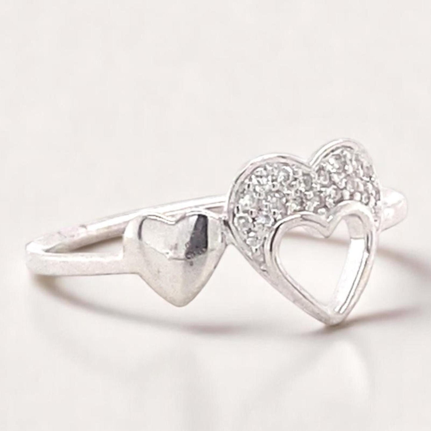 Diamond Heart Ring