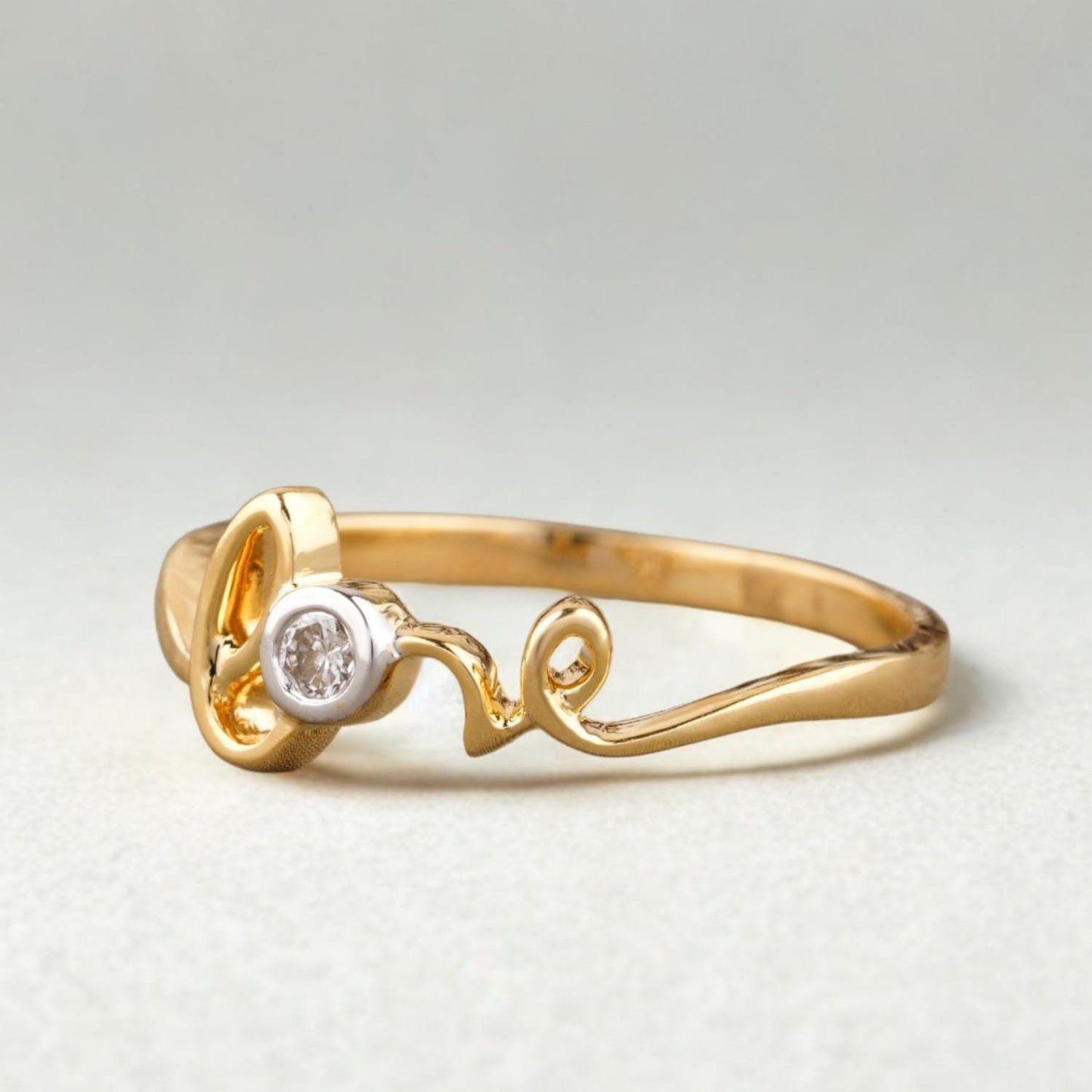 Diamond Love Ring