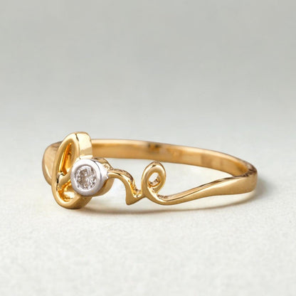 Diamond Love Ring