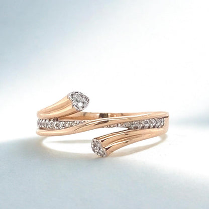 Heart Band Diamond Ring