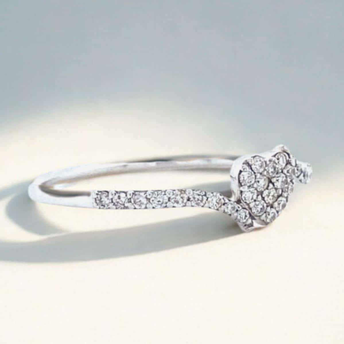 Heart Diamond Ring