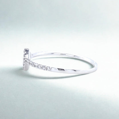 Rhombus Diamond Ring