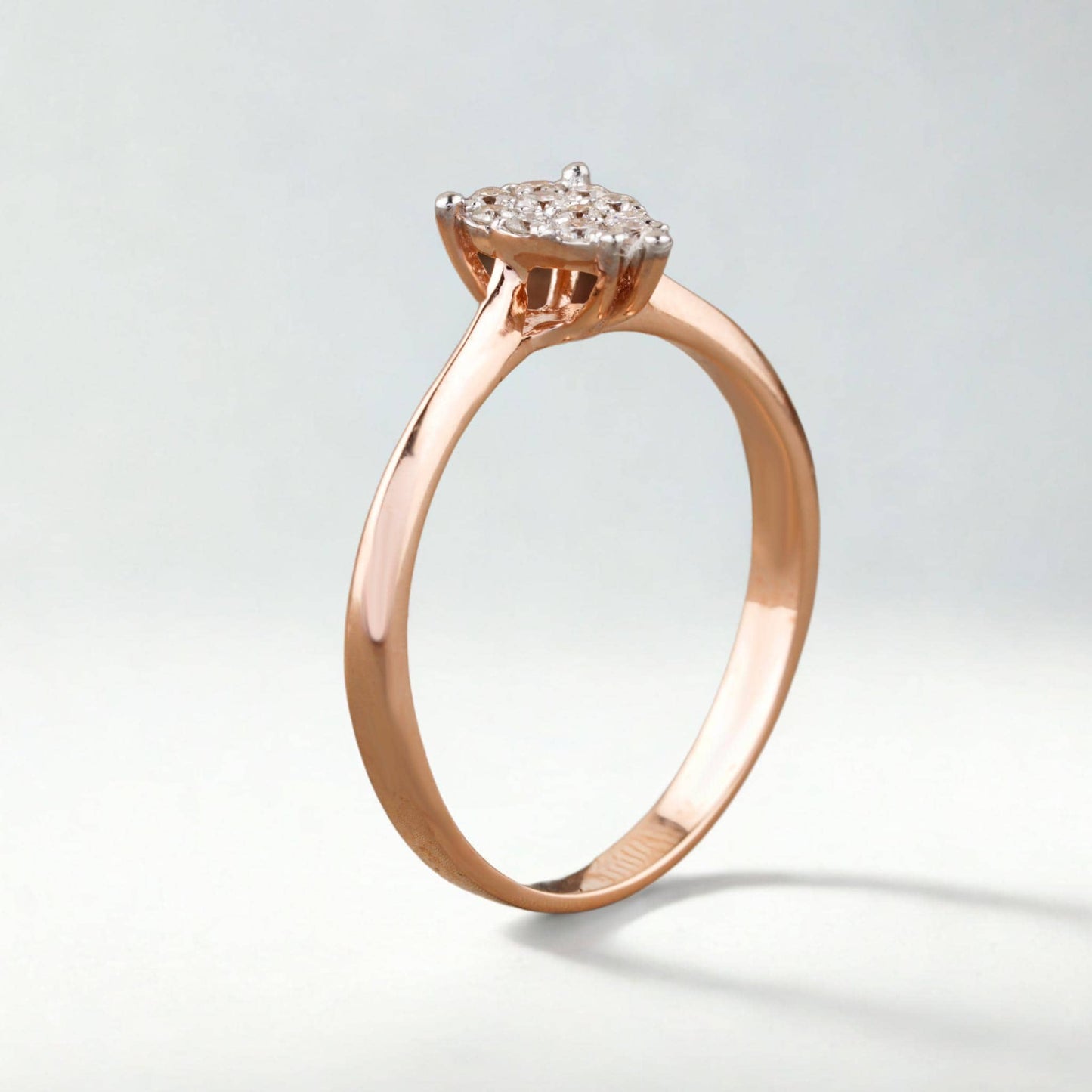 Teardrop Diamonds Ring