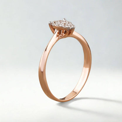 Teardrop Diamonds Ring