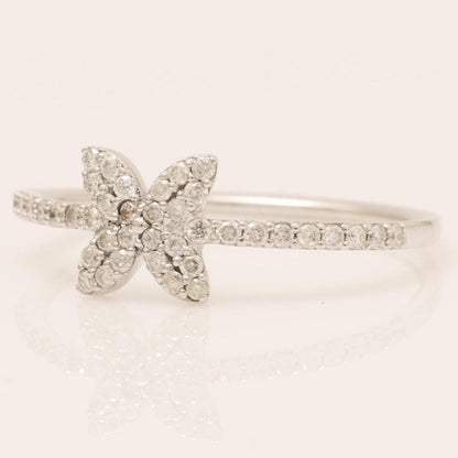 Butterfly Diamond Ring