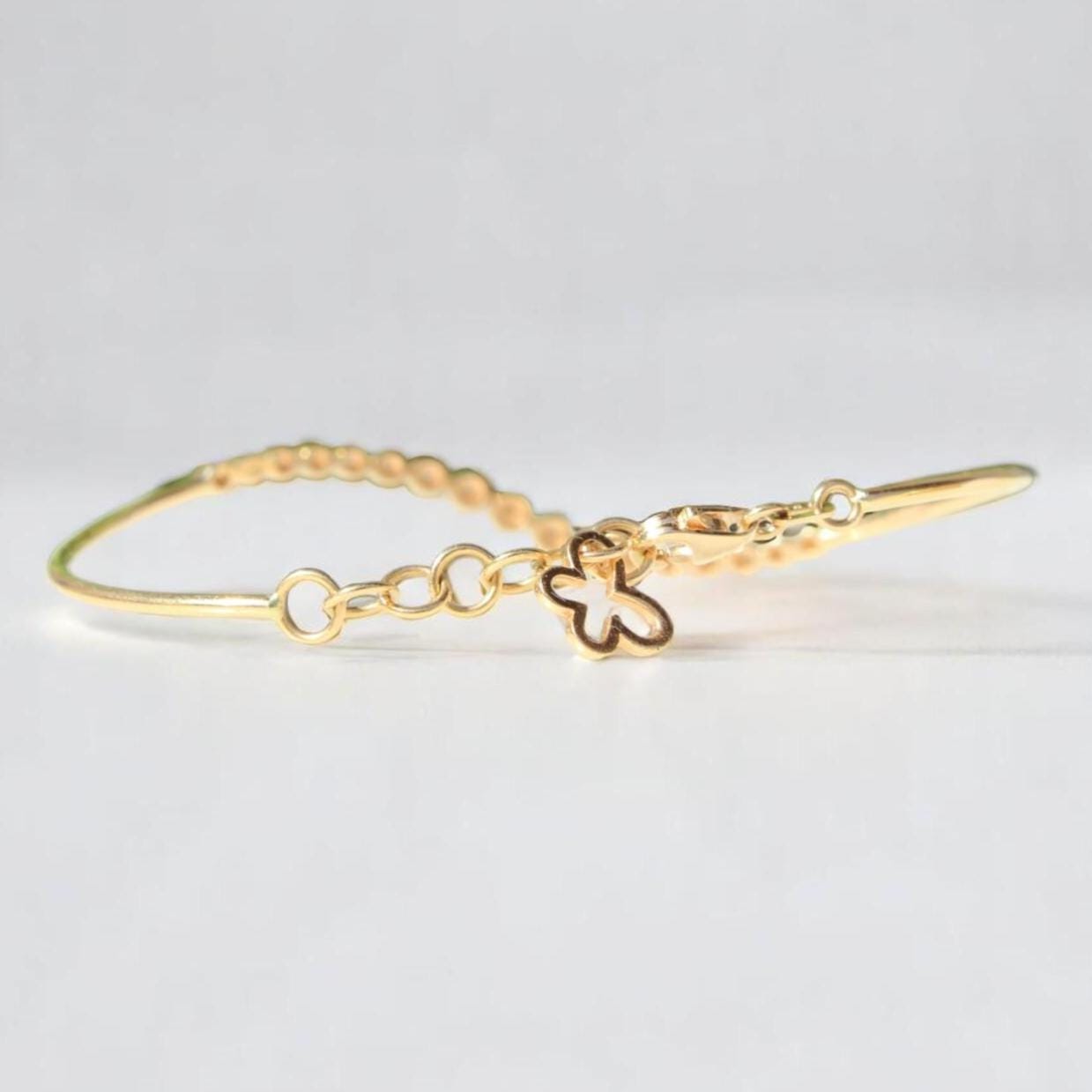Diamond Bracelet With Butterfly Charm