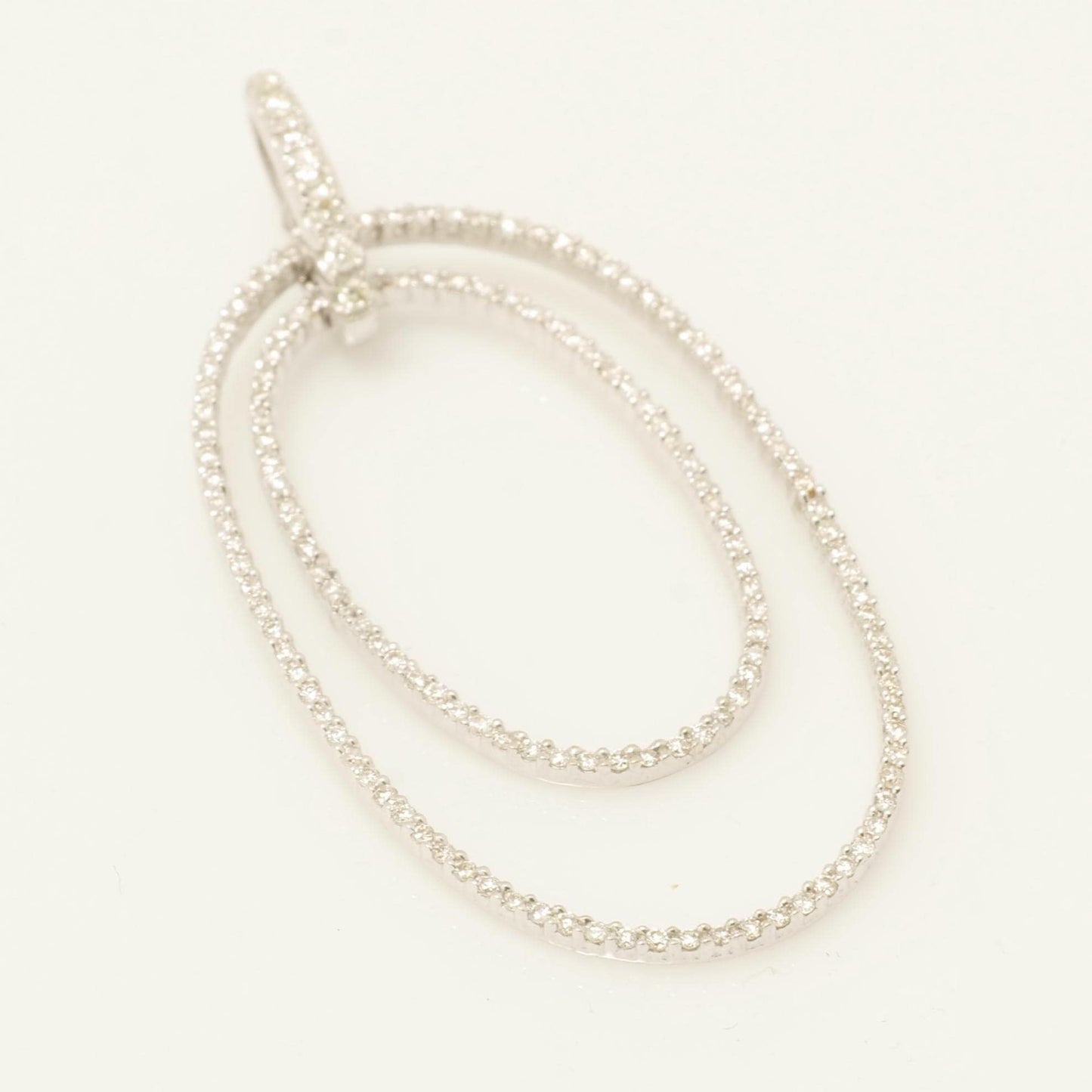 Oval Diamond Pendant