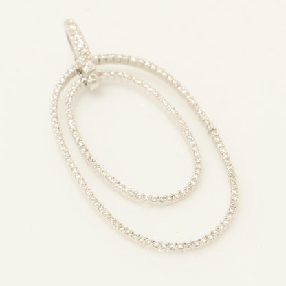 Oval Diamond Pendant