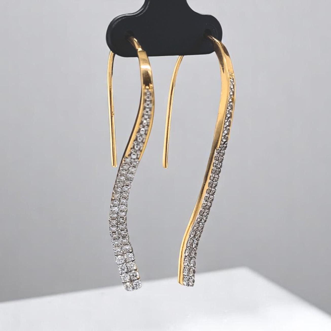 Diamond Dangle Earrings