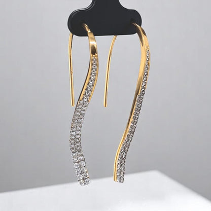 Diamond Dangle Earrings