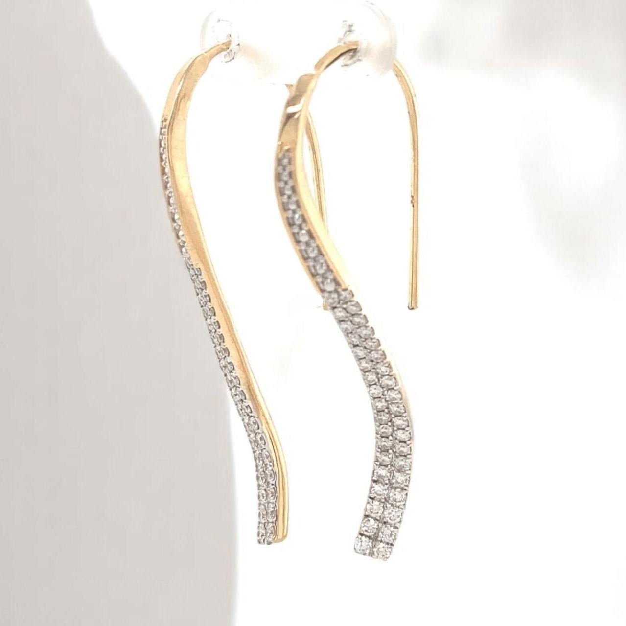 Diamond Dangle Earrings
