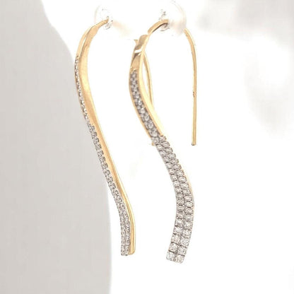 Diamond Dangle Earrings