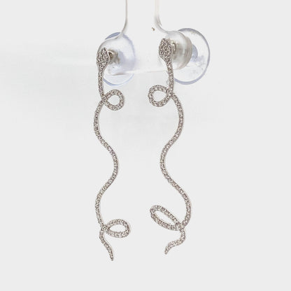 Dangle Diamond Earrings