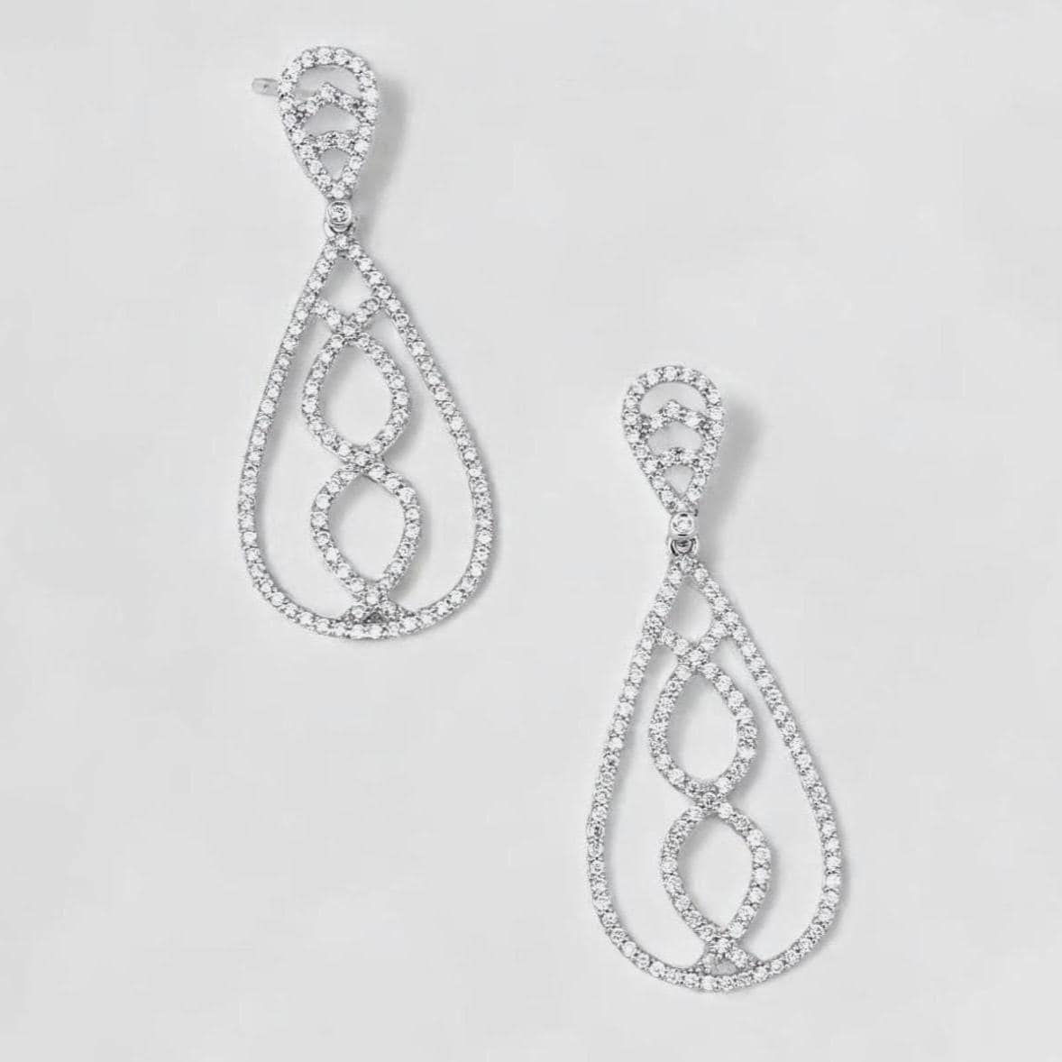 Dangle Diamond Earrings