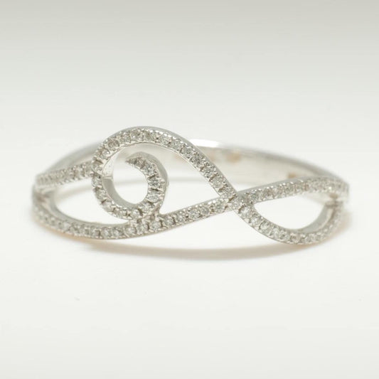 Infinity Loop Diamond Ring