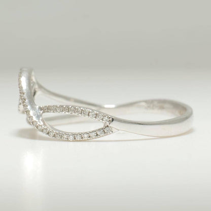 Infinity Loop Diamond Ring