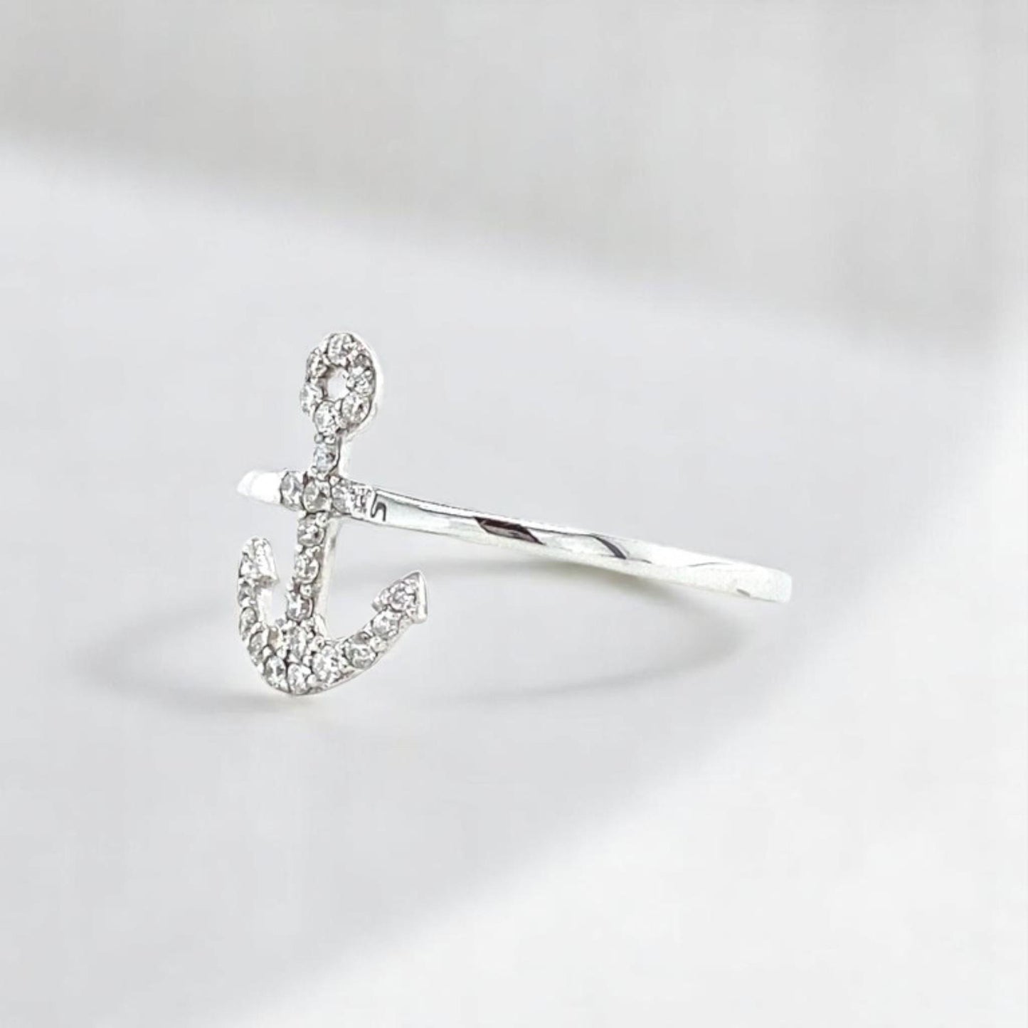 Anchor Diamond Ring