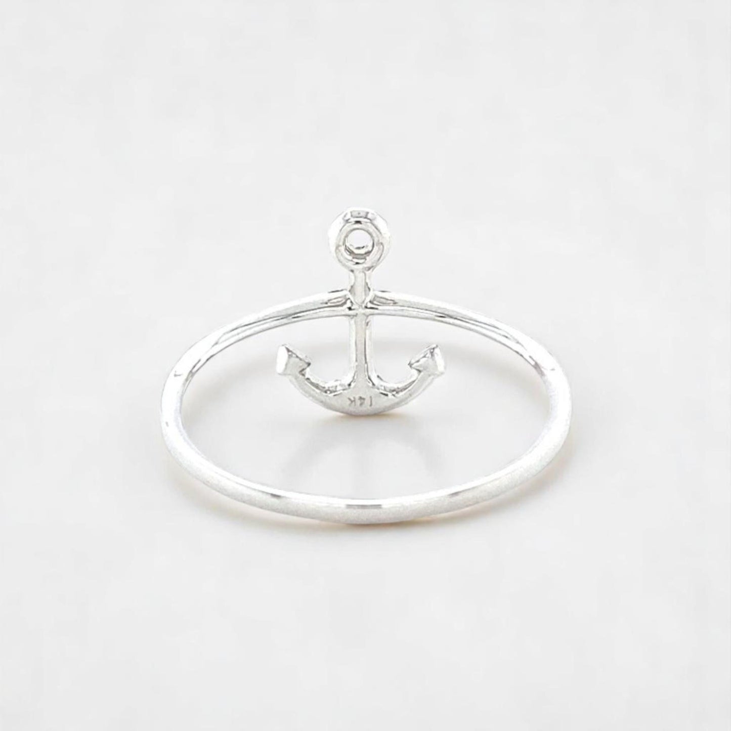 Anchor Diamond Ring