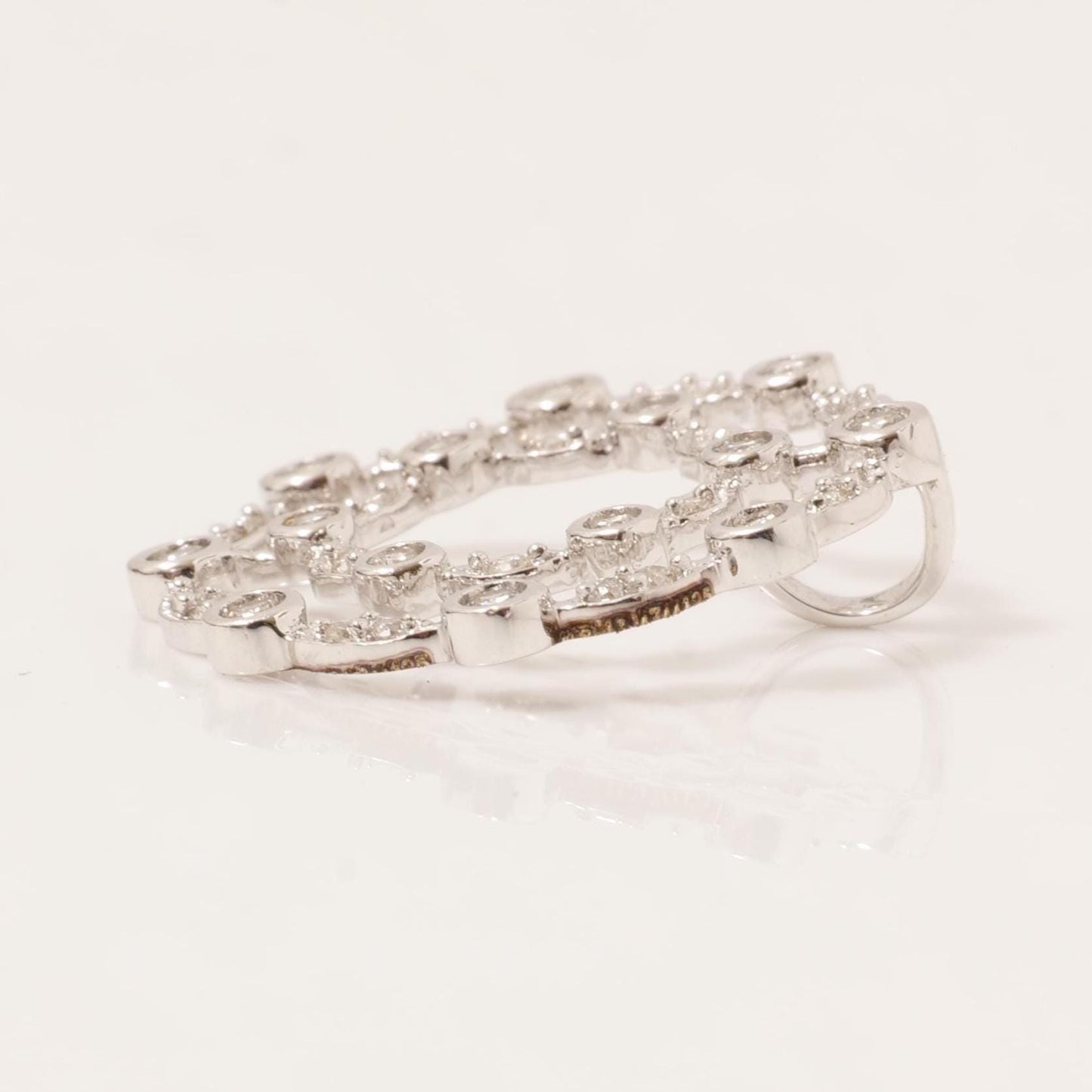 Circle Natural Diamond Pendant